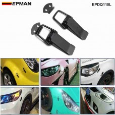 EPMAN For JDM Sport Lockable Toggle Fastener Quick Release Fasteners Car Bumpers Trunk Fender Hatch Lid Catch Clip EPDQ110L